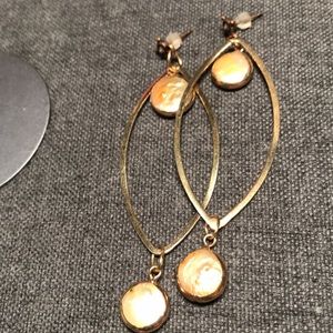 Handmade earrings by Moi.